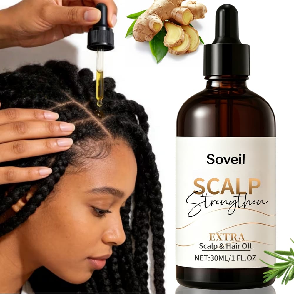 TEMU Scalp Strengthening Oil, , Contains Rosemary, , And Castor Oil, Repairs Dry/damaged Hair, Volume Fortifying, Nourishes And Hair For A Fuller Look, Gift For Women, Beauty Hair Products