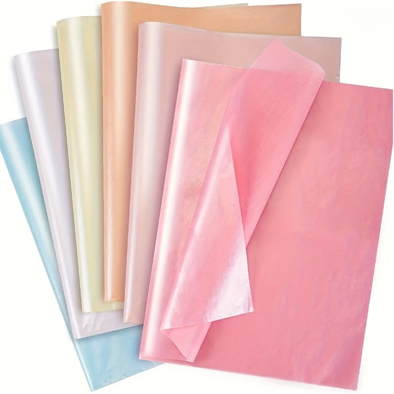 TEMU 19.69 X 13.78 Inch Colored Tissue Wrapping Paper, Suitable For Easter, Weddings, Birthdays, And Diy Crafts