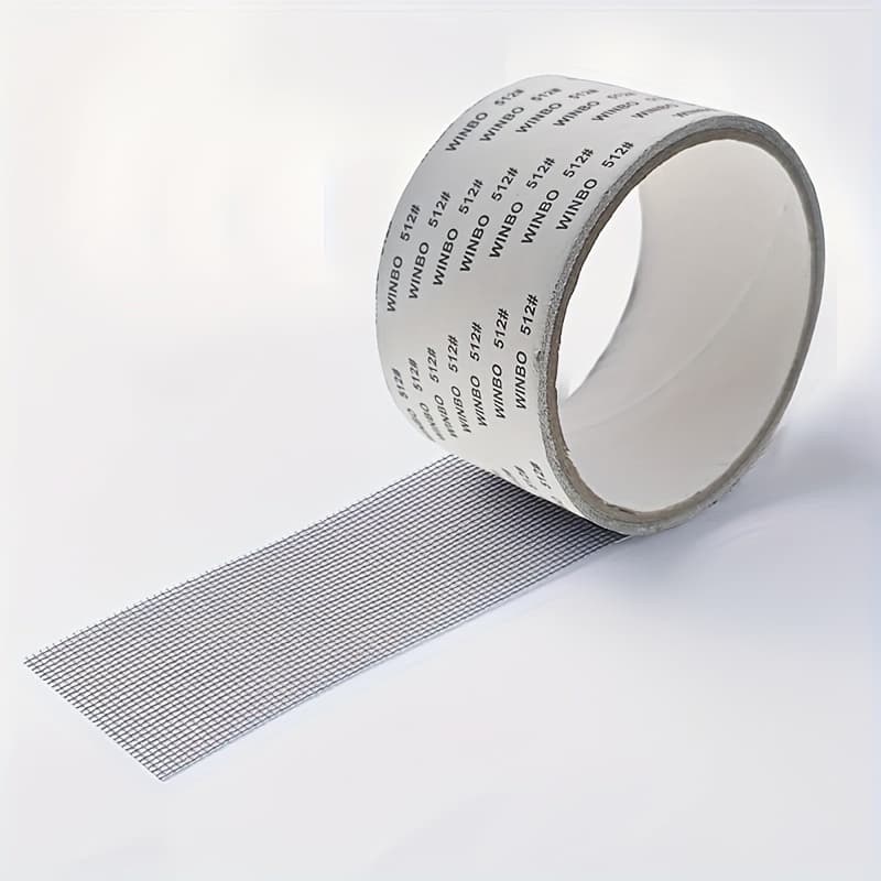 TEMU 2pcs Waterproof Screen Tape, Self-adhesive Insect Net Repair Tape, Strong Adhesive For Doors/curtains, Other Materials, Recommended For Plastic