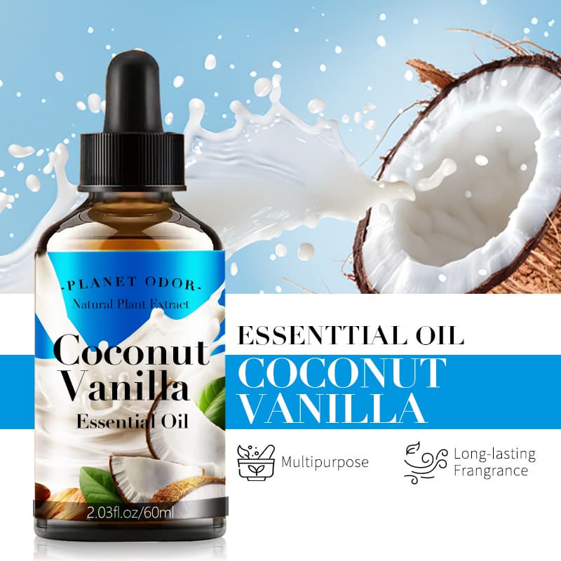 TEMU Tenalpodor Vanilla Essential Oils With A Glass Dropper, High-quality Vanilla , Suitable For Home Diffusers, Soap Crafting, And Candle Making, 2.03 Fluid Ounces