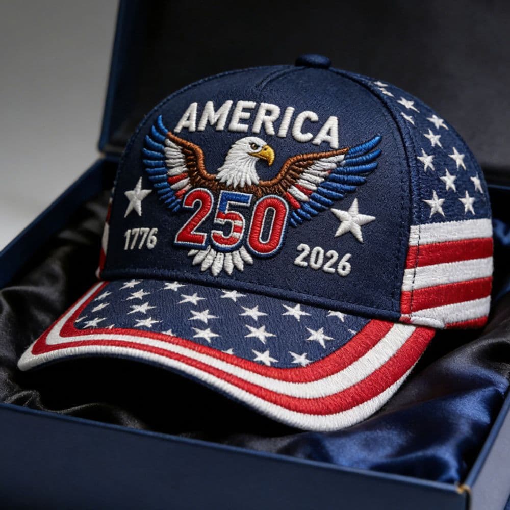 TEMU Eagle Stars And Stripes Baseball , Patriotic Dad Hat Unisex, 250th Anniversary Commemorative Adjustable Snapback Curved Brim Hats For Day Memorial Day Outdoor Daily Wear