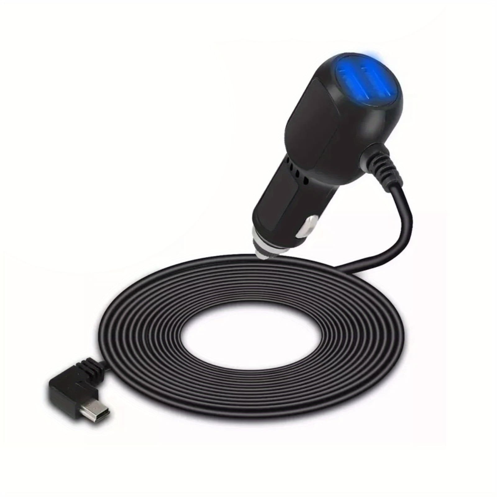 TEMU Dash Cord - Mini Usb Car Charger For Dvr And Gps
