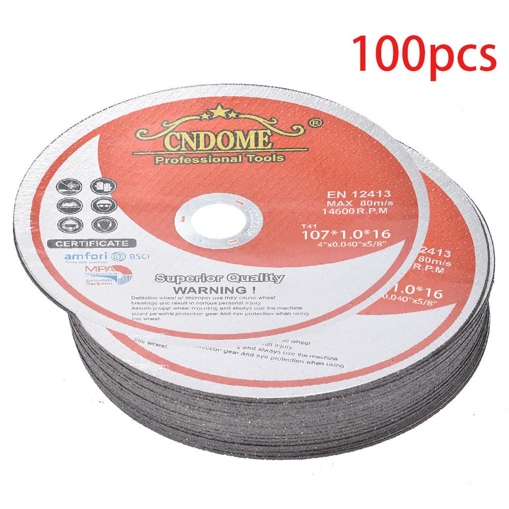 TEMU 100 Pack 4" X.040 X5/ 8" Cut Off Wheel - Metal & Stainless Steel Thin Cutting Discs