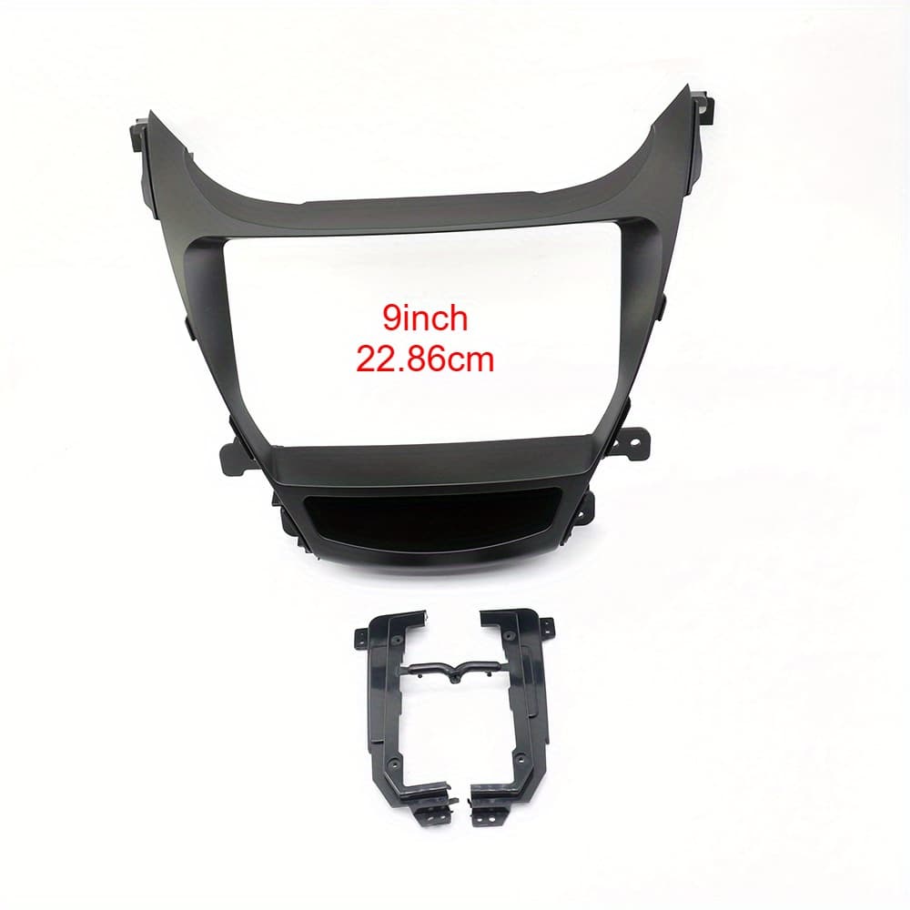 TEMU Casing Frame For A 9-inch Android Stereo Player Designed For The 2012-2014 For Elantra, Suitable For A 2 Din , Without Battery