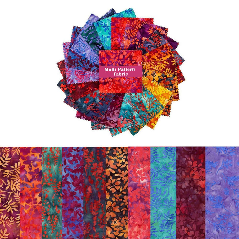 TEMU A Set Of 50pcs Of Printed Fabric Featuring Watercolor , Each Measuring 10cm By 10cm. This Assorted Fabric Is Ideal For , Cutting, Handmade Crafts, And Gift Wrapping