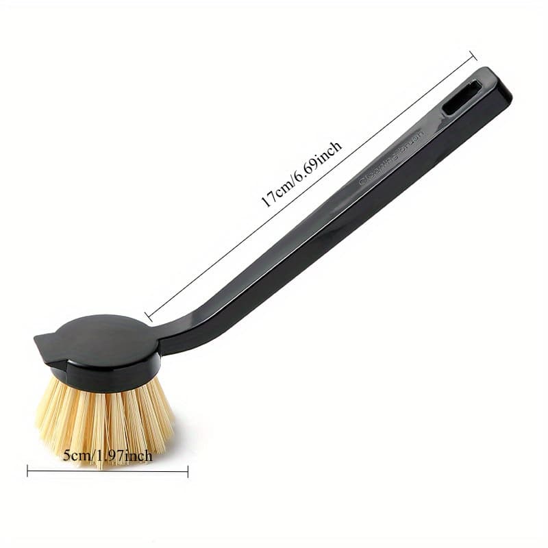 TEMU Household Pot Cleaning Brush With A Long Handle, Designed To High Temperatures.