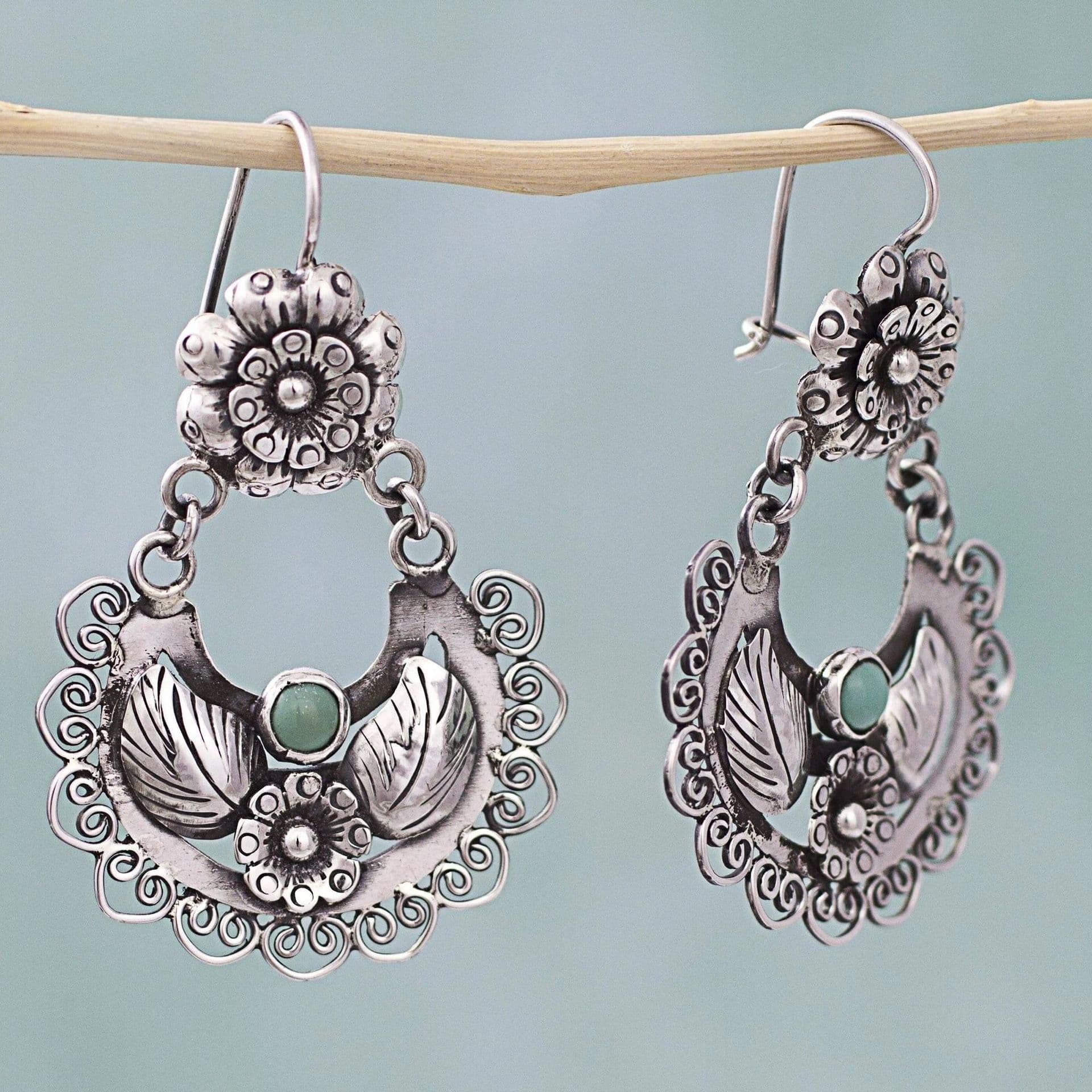 TEMU Bohemian Retro Hollowed-out Flower Earrings, Carved Earrings, Suitable For Daily Life And , Ideal Gifts For , Suitable For All