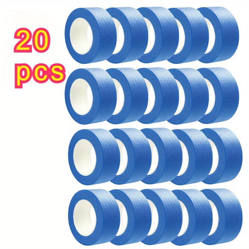 TEMU 20pcs Painting Masking Tape, Graffiti , Hand-tear Paper Tape, Spray Paint Masking Paper Tape, Masking Tape, Non-waterproof, Paint Paper Tape, Coating Masking Paper Tape, Paint Paper Tape, Clean