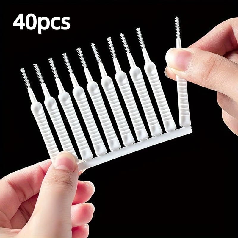 TEMU 40pcs Shower Head Cleaning Brushes, Clogging Nylon Brush Computer Keyboard Cleaner Phone Hole Dust Cleaning Tool, Precision Nozzle Clog Remover Tools