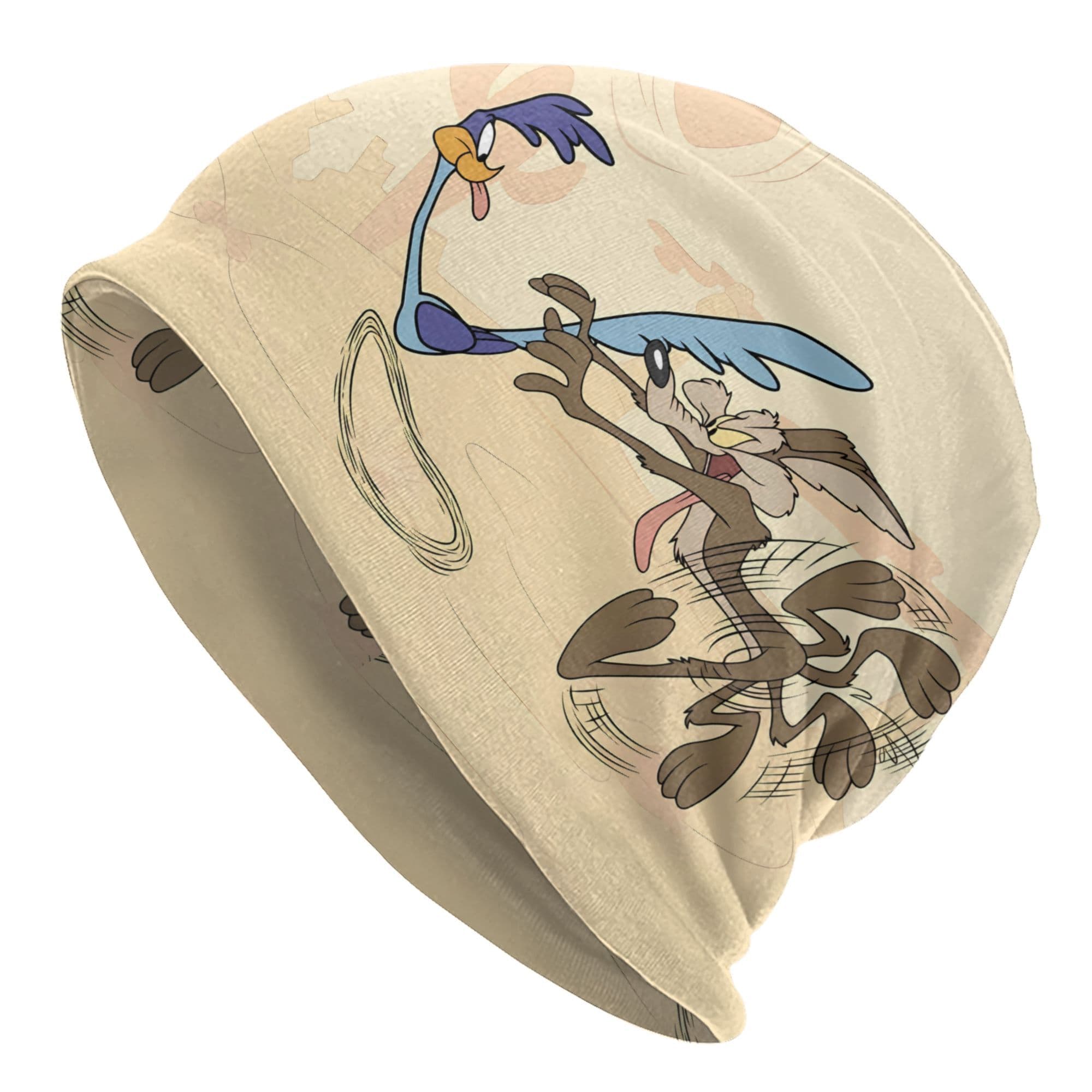 TEMU Wile E Coyote Californianus Looney Hats For Men, Including Skull Caps And Beanies, Are Novelty Items.