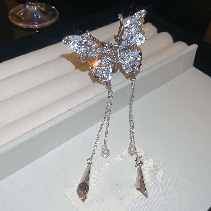 TEMU Chic Fringe Hair Accessory – Design, Perfect For Cheongsam, Hanfu, Or Contemporary Attire, Elegant And Trendy
