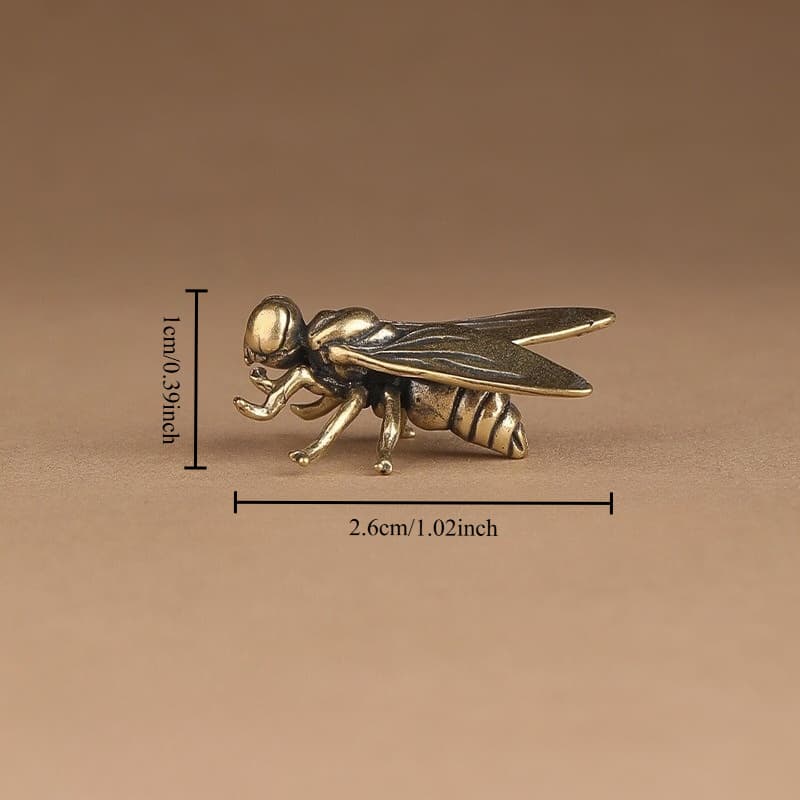 TEMU Brass Fly Brass Figurine, Cute Home Desktop Office Bookshelf Decoration, Gift For Colleagues, Wholesale Christmas Decoration
