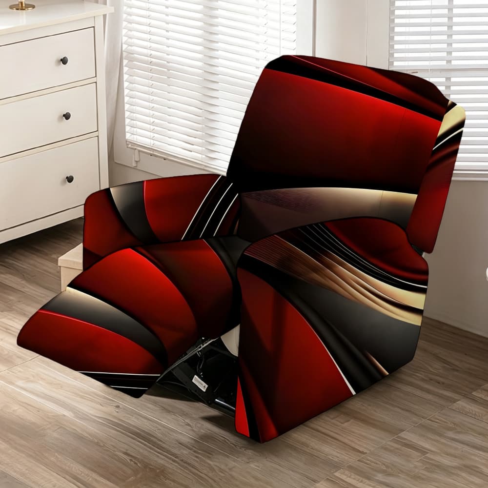 TEMU Fashionable High-end Gradient Light Recliner Cover, Exquisite Extendable Drape For Living Room And Bedroom