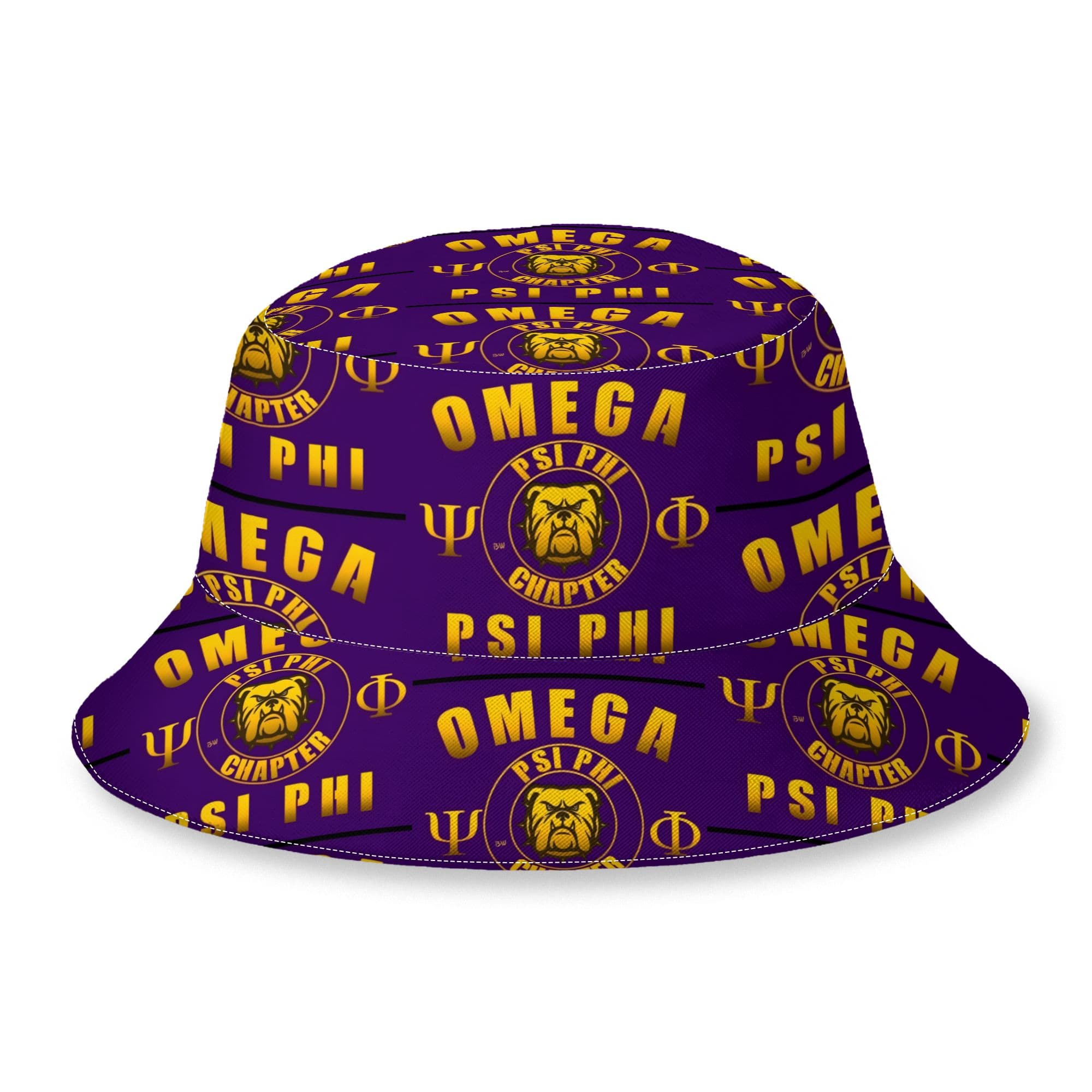 TEMU Men' & Women' Fraternity Bucket Hat - Greek Letters Panama Sun , Unisex Fishing Hat For Beach, Outdoor, Casual Wear - Gift For Fraternity