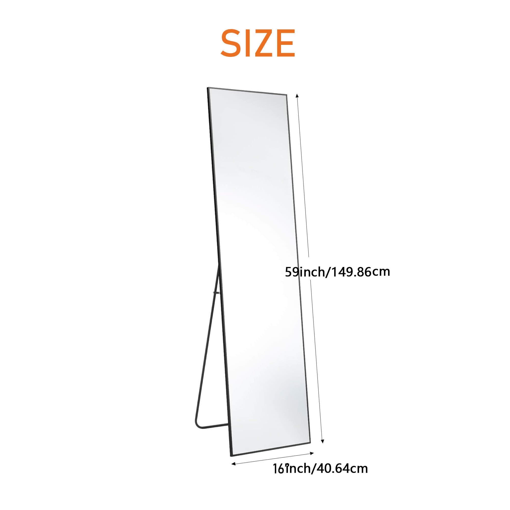 TEMU Led Full Body Mirror, Led Makeup Mirror, Full Body Makeup Mirror - 3 Levels Of Brightness Adjustment, Suitable For Bathrooms, Bedrooms Or Living Rooms, Multiple Sizes