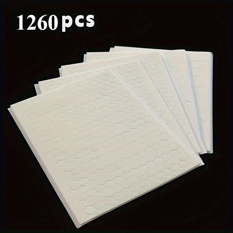 TEMU 1260pcs, 3d Foam Dot Double-sided Foam Tape, Foam Thickness Popular Hexagonal Adhesive Bracket, Suitable For Handmade Diy Art Or Office Supplies, 5pcs, Hexagonal 0.25inch