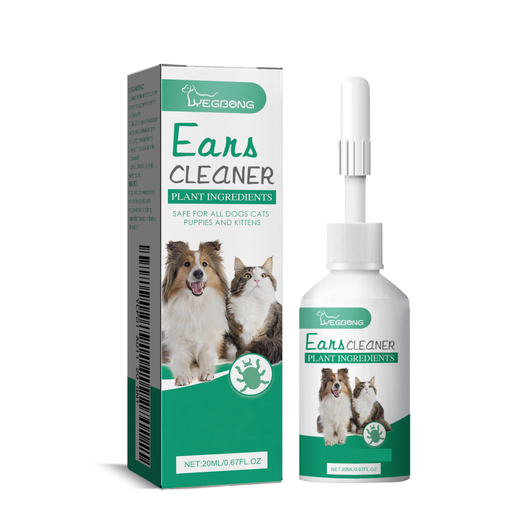 TEMU Ear Cleaning Solution For Pets | Designed For Cats And Dogs, Effectively Breaks Down Earwax, Cleans Thoroughly, The Ear Canal