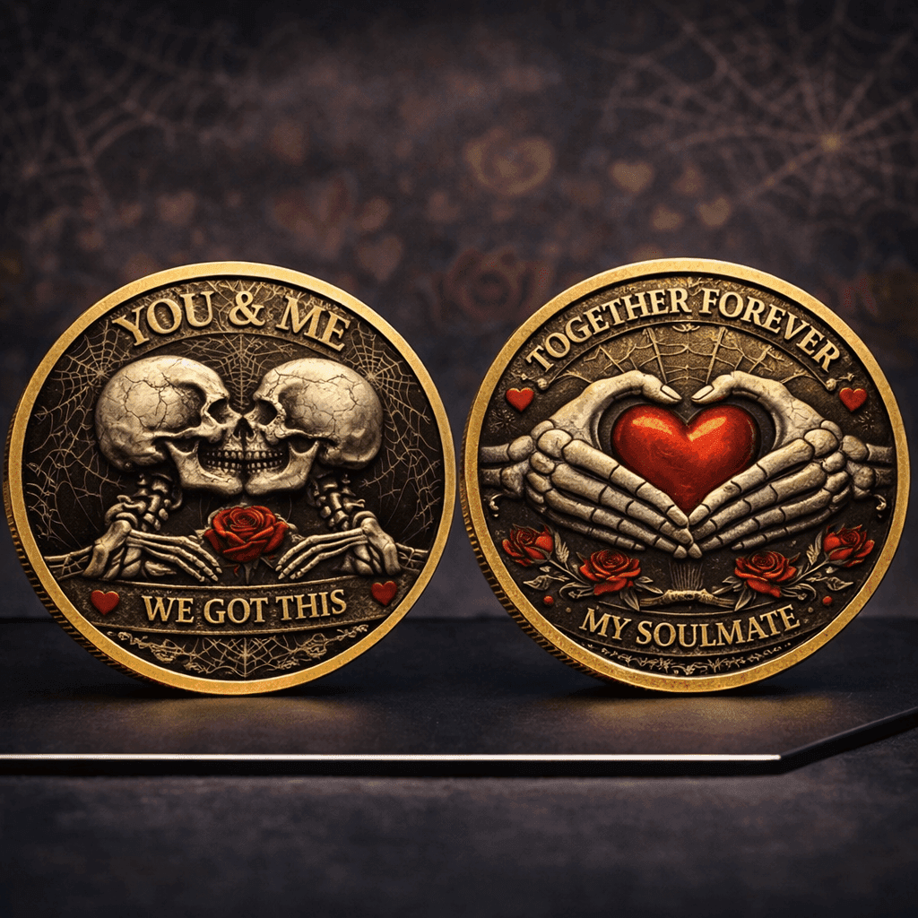 TEMU A Featuring A Sweet Couple Design, Perfect For Romantic . This Keepsake Gift Is Ideal For Couples Celebrating Valentine's Day, Anniversaries, Or Weddings, And Serves As A Pocket Souvenir For