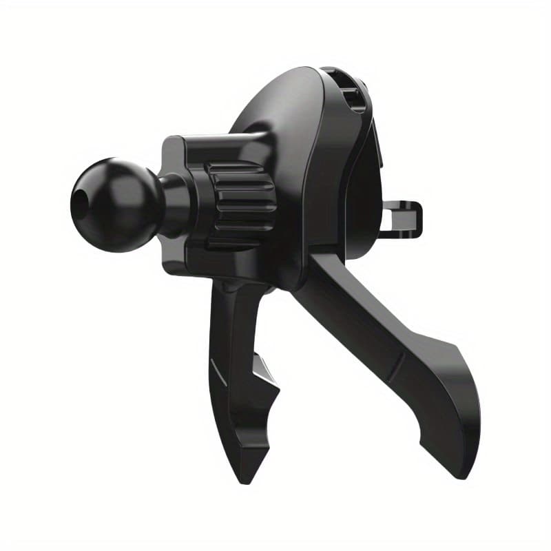 TEMU 1pc Universal Car Air Vent Clip Mount, 17mm Ball Head Base Spiral Metal Hook For Car Air Outlet, Adjustable New Arrival Mobile Phone Holder, Stable Gps Support, Shaped Telephone Support