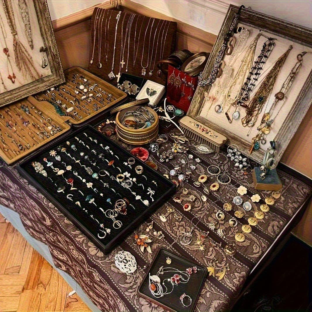TEMU A Collection Of 60 Assorted Pieces Of Stylish Bohemian Jewelry Sets For, Parties, At Random