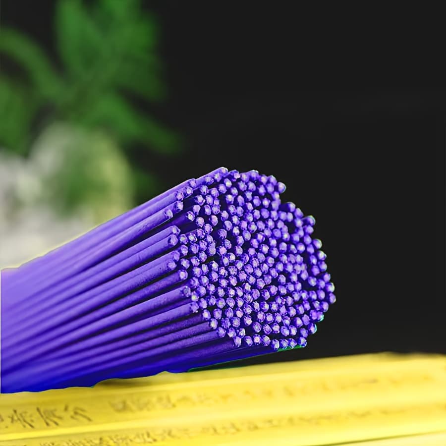 TEMU 195pcs/ Bag, 8.7in Natural Lavender Incense Stick, Suitable For Home Use, Yoga Room, Tea Room, Meditation Scene