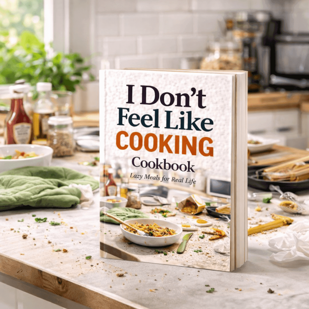 TEMU I Don't Feel Like Cooking Cookbook – Lazy Meals For Real Life | Easy & Quick Recipes For Busy People | Simple Home Cooking Guide