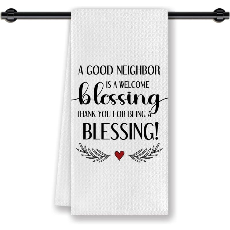 TEMU 1pc Of 18 By 26 Inch Kitchen Dish Towels, Ideal Gifts For Neighbors, Expressing Gratitude For Christmas, Housewarming, Or , Hand Tea Towels For Kitchen And Bathroom