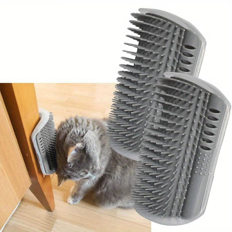 TEMU 2pcs Corner Massage Comb, Hair Scraper , Suitable Long And Short Haired Cats, Dogs