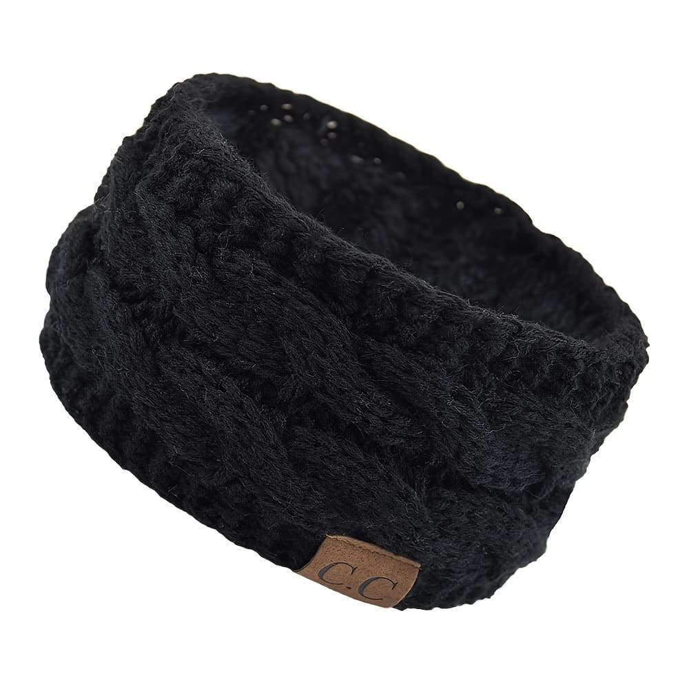 TEMU Women's Winter Headband Designed To Warm, Featuring Colorful Polka Dots And Soft Insulation. This Elastic Ear Mask Is Perfect For The , In Soft Beige Or Gray. Hand-wash Item