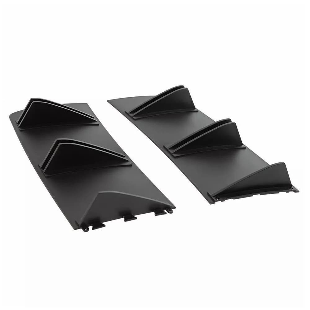 TEMU For W212 E63 Rear 10 Fins Bumper Lip Splitter Lower Diffuser, For 2013-2017 For Accord