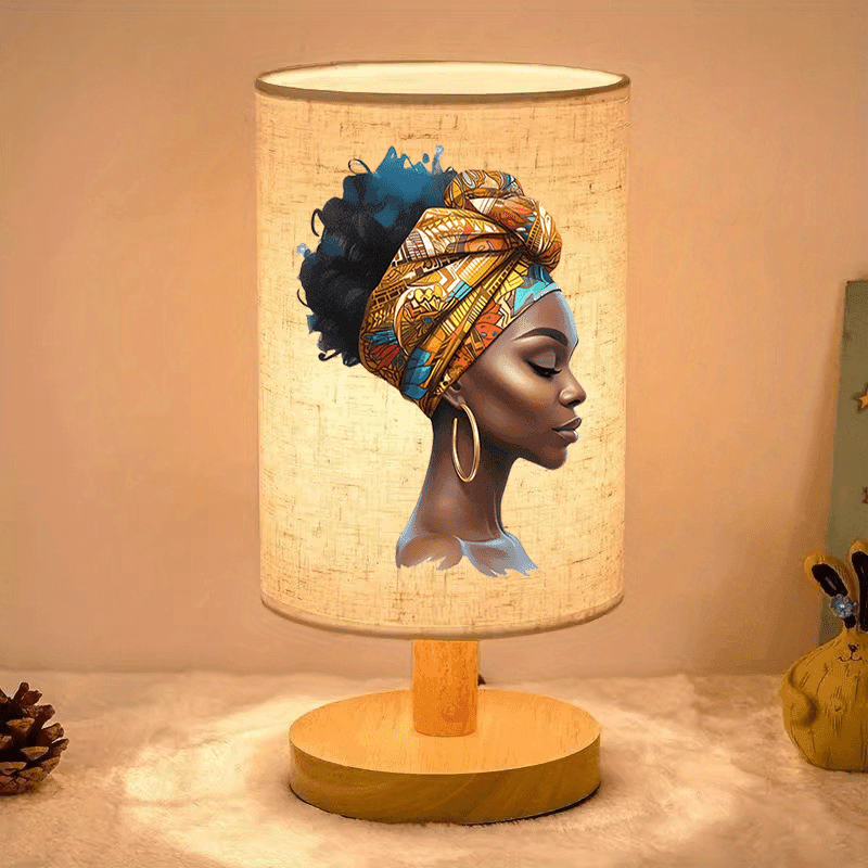 TEMU Modern Minimalist Desk Lamp, Led Light Suitable For Bedrooms And Dormitories, Indoor Led Lamp With Fabric Lampshade, Usb - No Batteries Required - Suitable For Home And Office Use