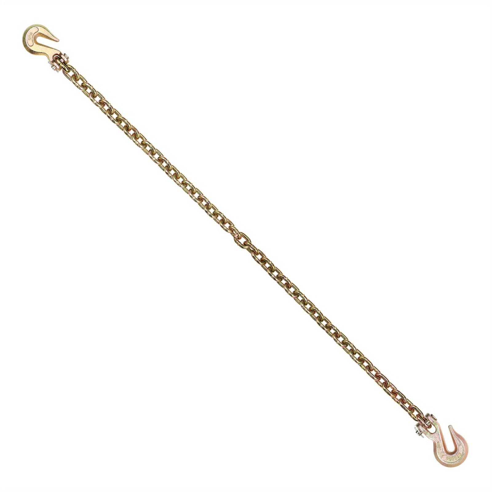 TEMU Happybuy G80 5/16" X 10.3' 2pcs Transport Chain: 4900 Lbs , Clevis Hooks, Heavy Duty, Transport/towing Tasks