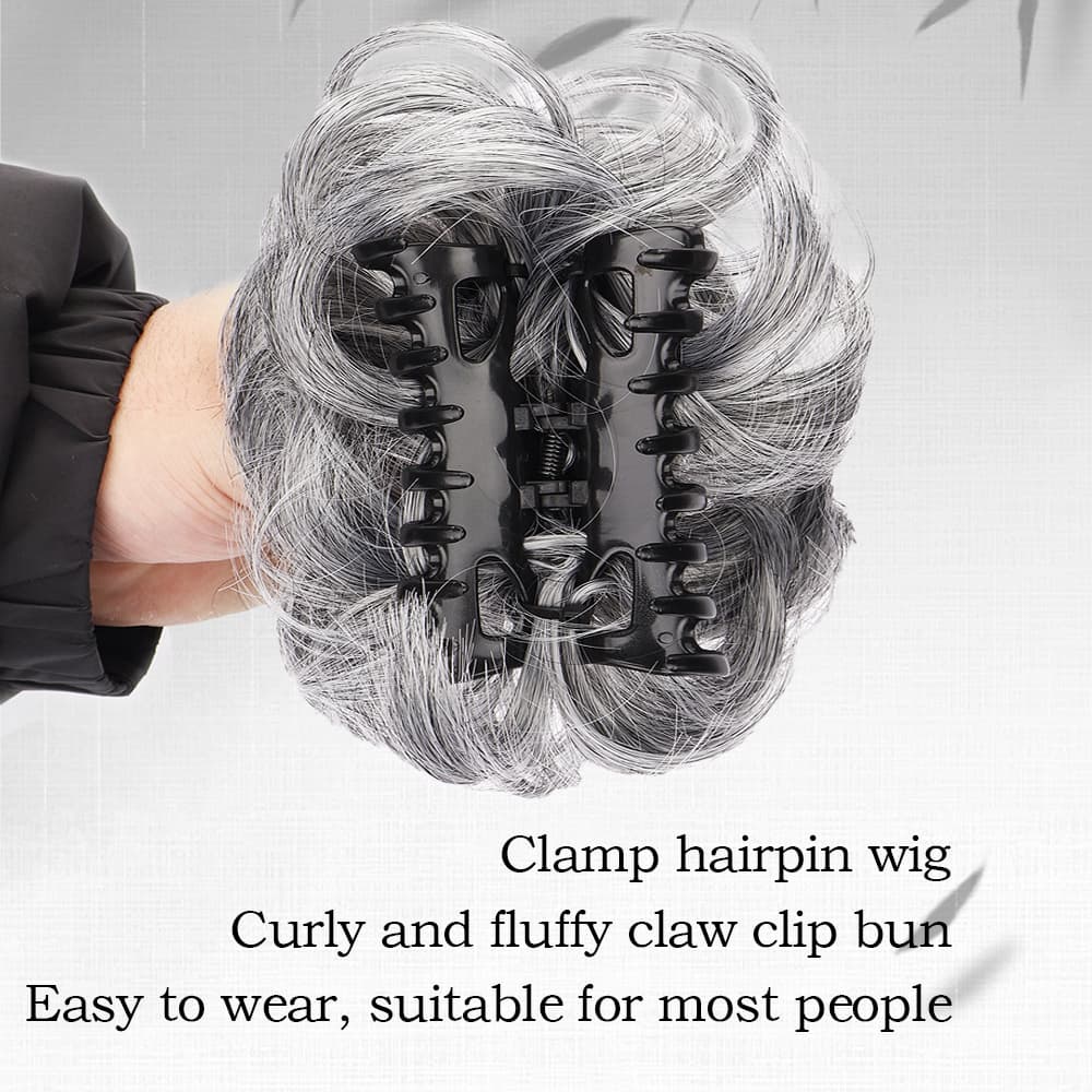 TEMU Curly Large Bun And Messy Curly Ponytail Bun | Suitable For Women To Wear On A