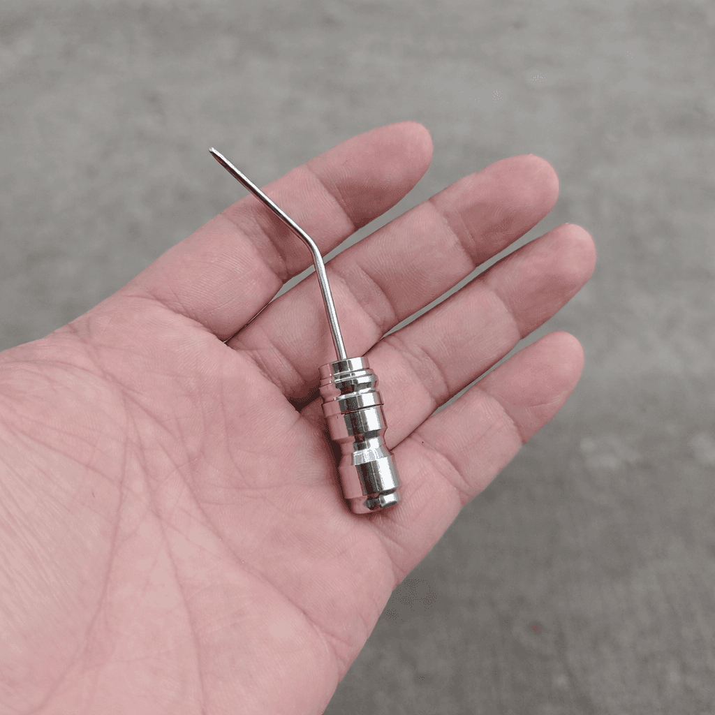 TEMU 1pc High Pressure Washer Nozzle Kit For Washing, Stainless Steel Flush Wand Extension Washing Machine, Ac Coil, Water Heater And Appliance Cleaning