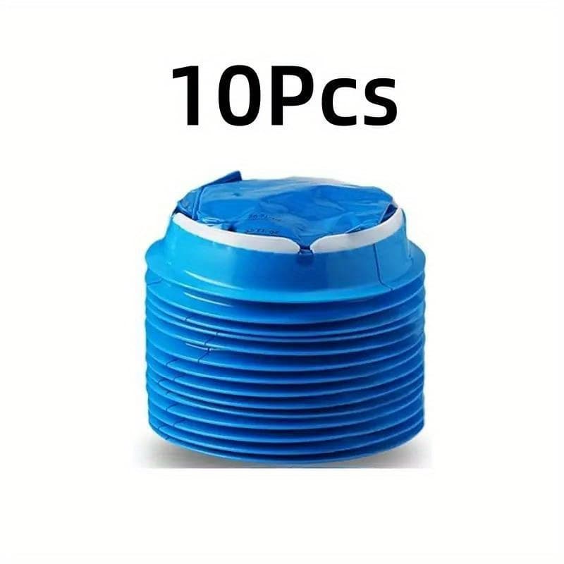 TEMU 5/10pcs Portable Disposable Vomit Bags For Relief - Ideal For Car & Travel, -, Planes