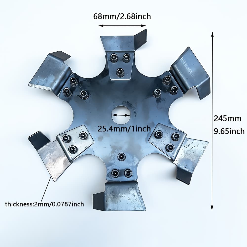 TEMU Tilling Wheel For Lawn Mowers, Multifunctional Weeding And Tilling Accessory Suitable For , , And Garden Planting