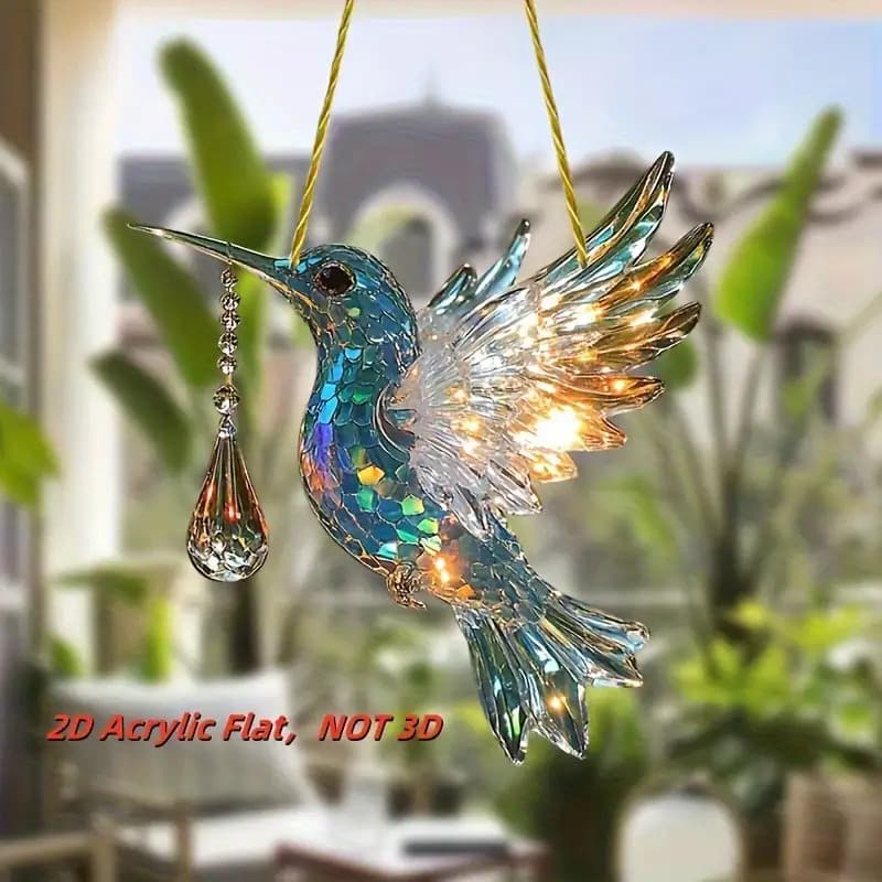 TEMU 2d Flat - A Vibrant 2d Faux Leather Sun Catcher With Earrings – Offers A Colorful And For Home Decor, Windows, Or Parties – Perfect Gift For Any Occasion, Party Decoration