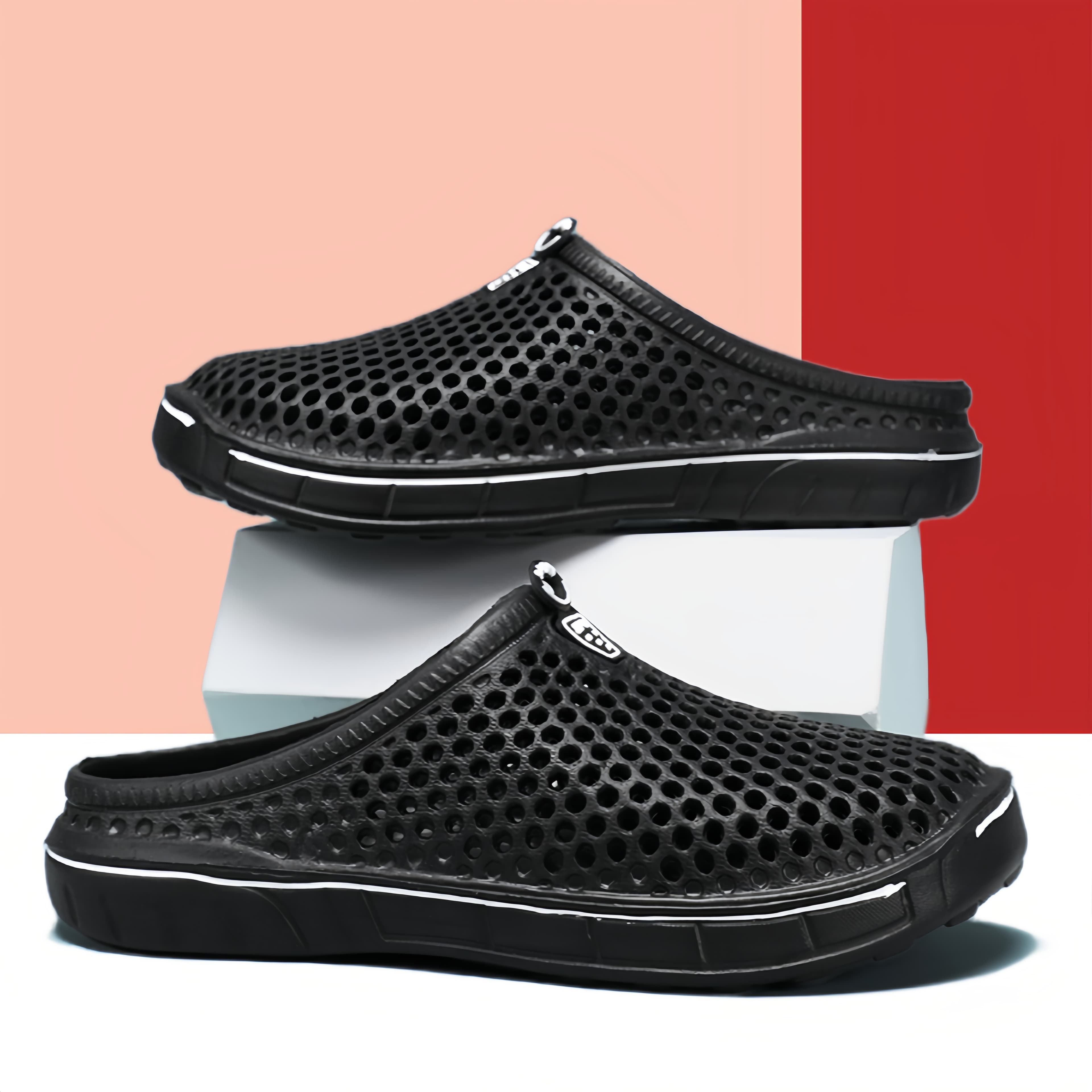 TEMU Women' Color Casual Sandals - Summer Quick Drying , Breathable - Comfortable Round Flat Shoes, Eva Material