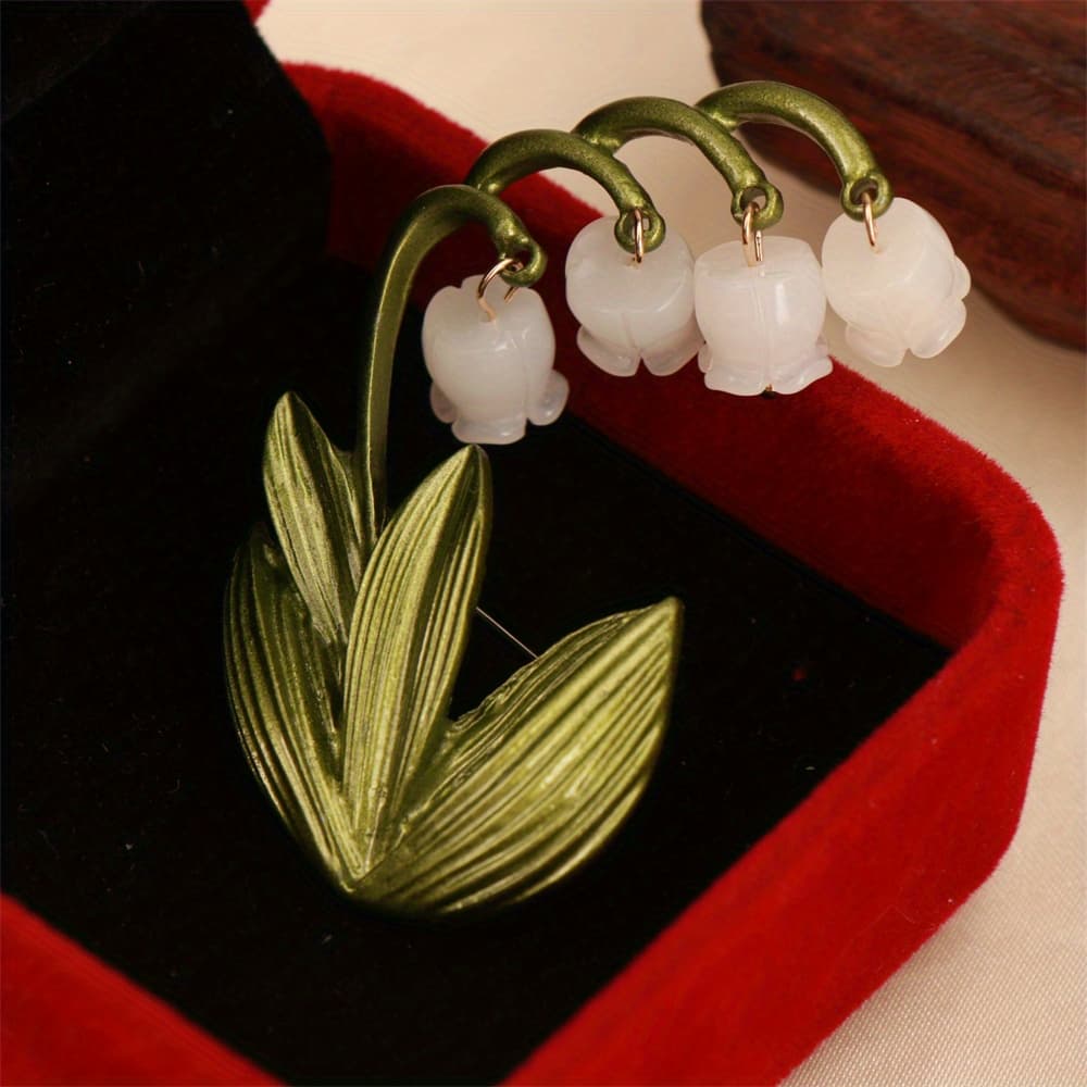 TEMU Baroque Luxury Beautiful Tassel Flower Botanical Design Men Women Brooch Pin, Jewelry Additions, Wedding Holiday Party Couple Surprise Gift