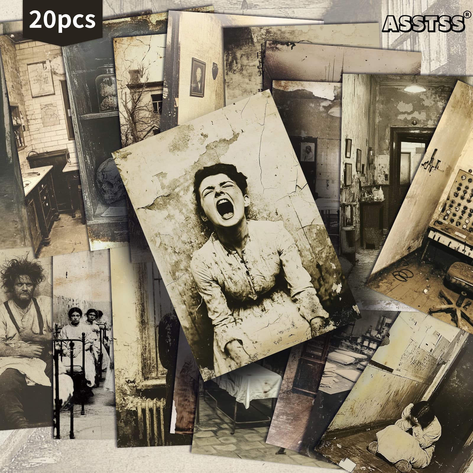 TEMU Set Of 20 Assorted Vintage Postcards - 4x6 Inches, Perfect For Retro Junk Journals, Scrapbooking, And As Collectible Decorative Art Cards For Crafting