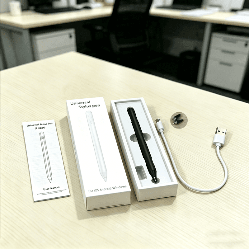 TEMU Universal Stylus Pen For Ipad, With Palm Function For Smooth Writing And Continuous Touch - Includes 2 Replacement Tips. Suitable For Iphone, Huawei, Xiaomi, Ipad, And Other Tablet Accessories