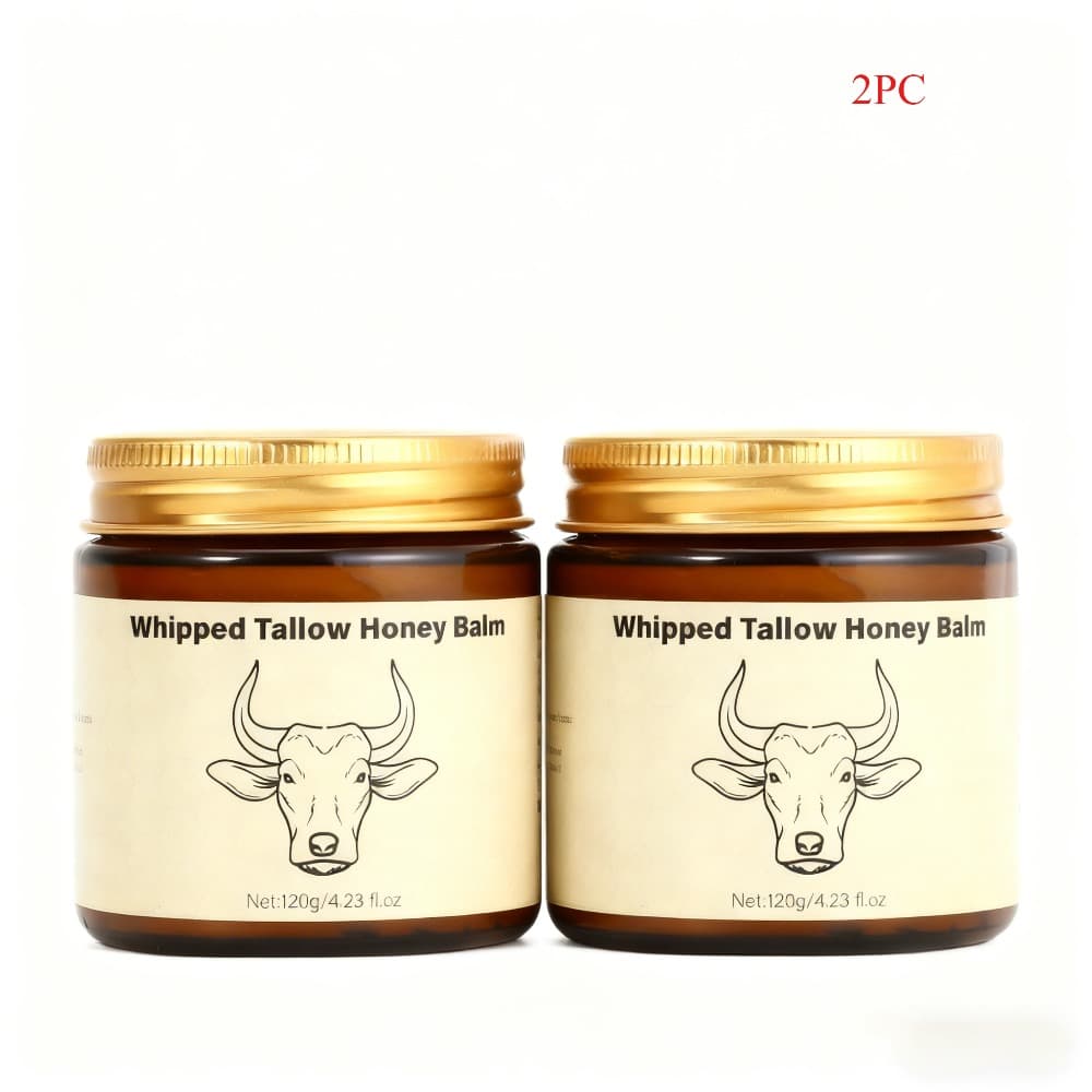 TEMU 2-pack Grass-fed Beef Cream - Natural Hair And Body Moisturizer, Face And Body Moisturizer, For Hydration, Safe For , Fast-absorbing Formula, Suitable For Types, Men And Women.
