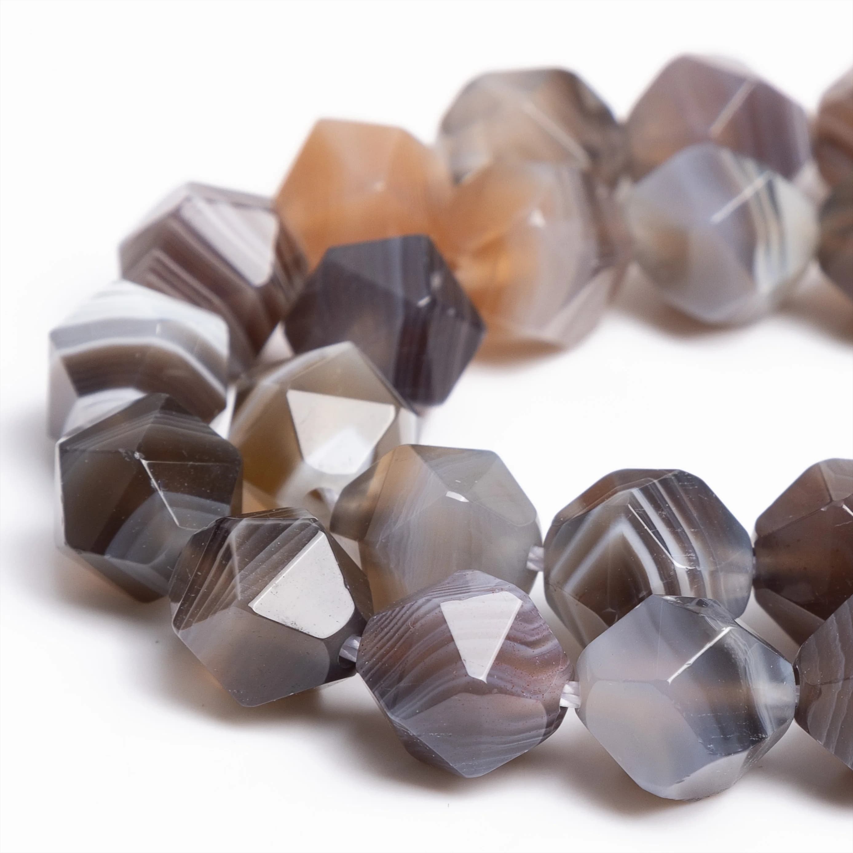 TEMU Natural Persian Gulf Agate Beads For Jewelry Making Bracelets Necklaces Additions Halloween Christmas Gifts 6/ 8/ 10mm