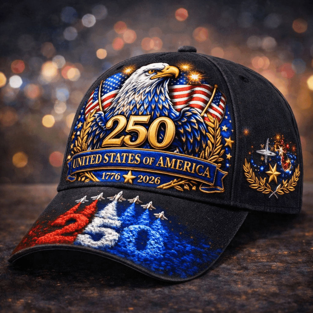 TEMU Patriotic Eagle Flag Baseball Celebration Hat Vintage Style Star Graphic Outdoor Casual Travel Gift For Adults Holiday Daily Wear