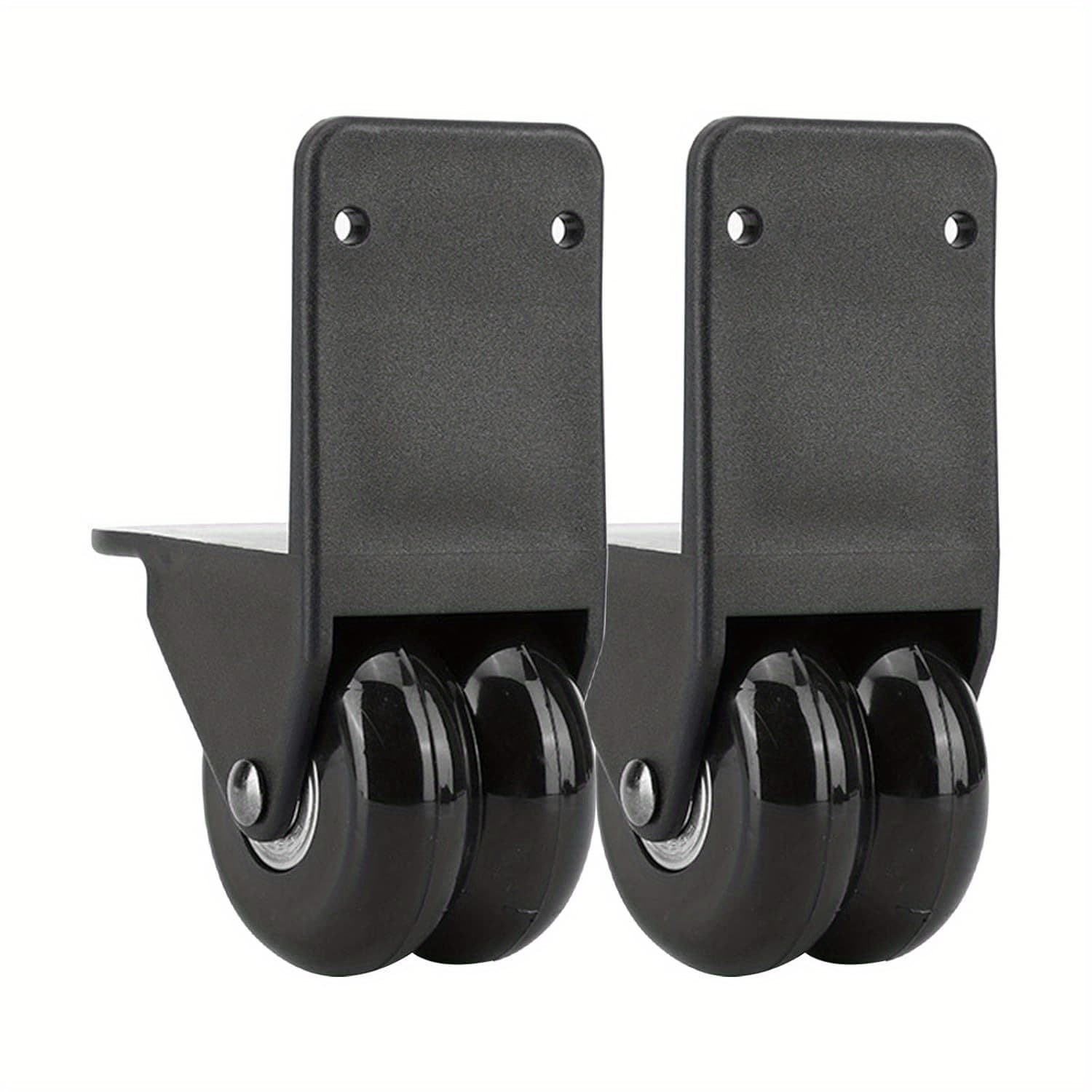 TEMU 2-pack Luggage Outer Wheel Replacement Silent Casters Swivel Wheels Right Angle L-shaped Rollers Suitable For Travel Bags Suitcases Rolling Luggage Bags Speaker Boxes Briefcases Trolleys