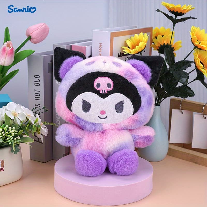 TEMU 1pc Hello Kitty, Kuromi, Melody, Cinnamoroll Cute Cartoon Delicate Girly Plush Stuffed Doll Stress- Toy, Birthday And Festival Gift