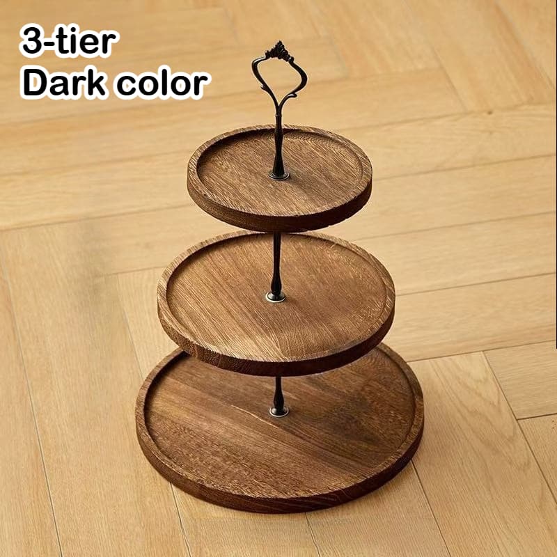 TEMU 3-tier Cake Stand, With A Sturdy Central Pillar, Dessert Stand, Suitable For Wedding Banquets, Birthday Parties, Serving Plates Stands, Luxurious And Retro, Vintage Paper Cupcake Storage Box For