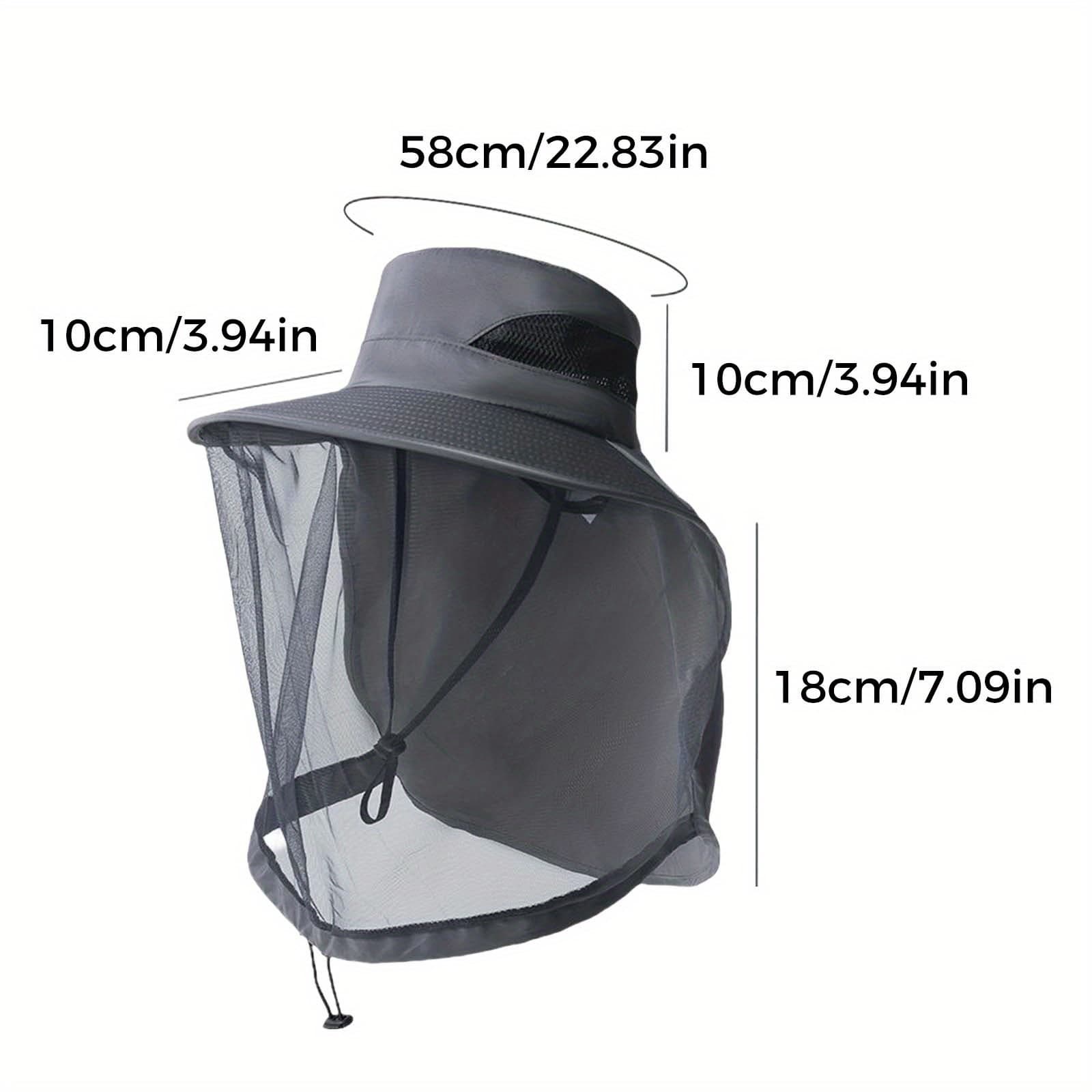 TEMU 2pcs Set Of Summer Sun Hat, Uv Resistant, Outdoor Hunting And Fishing Hat, Unisex Hiking And Camping Sun Hat, Bucket Hat With Neck Covering, Fisherman Hat
