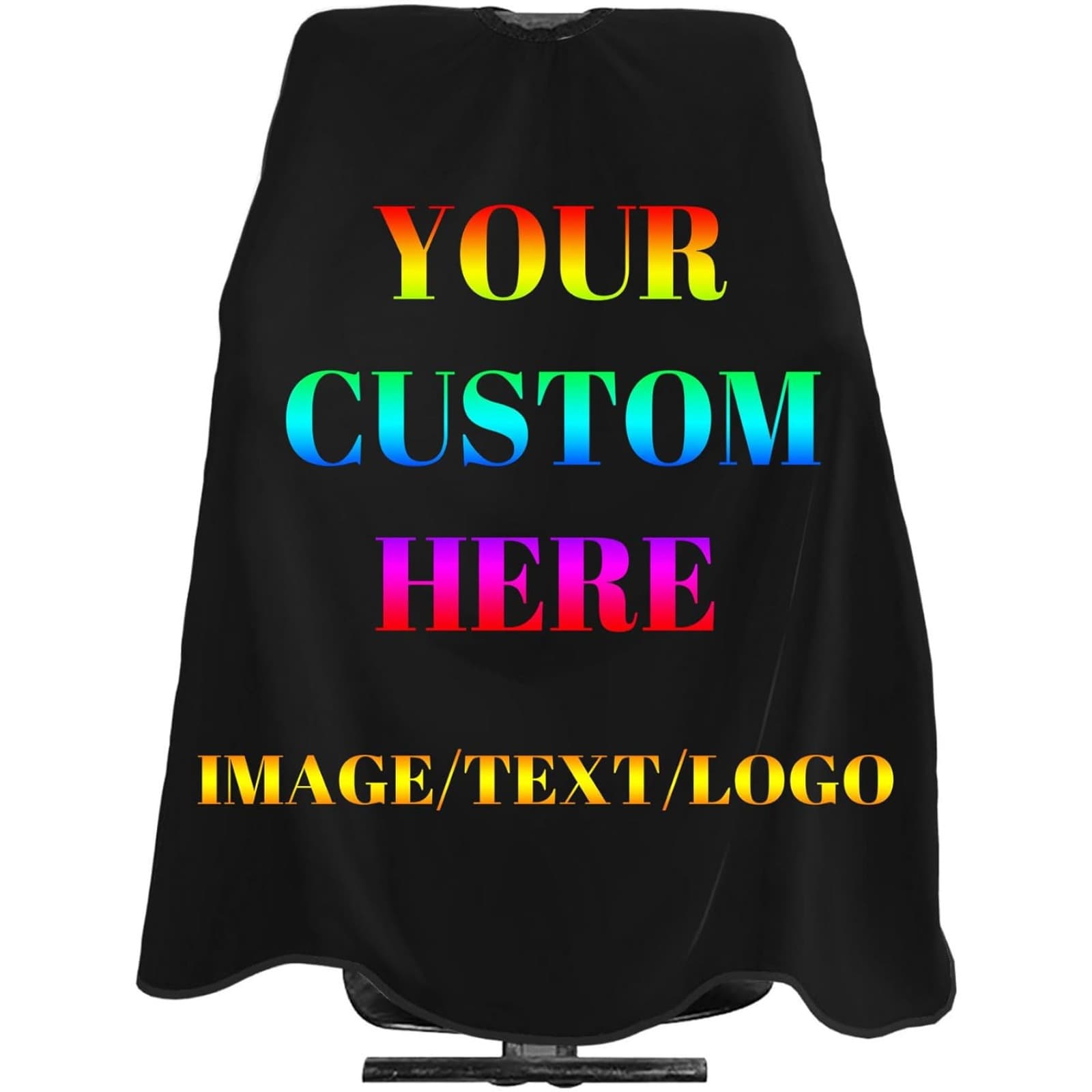 TEMU 55 X 66in Custom Barber Cape For Men Design Your Barbershop Photo Name Text Personalized Haircut Capes Non-sticky Full Coverage Professional Salon Haircut Apron For Hair Stylist Women