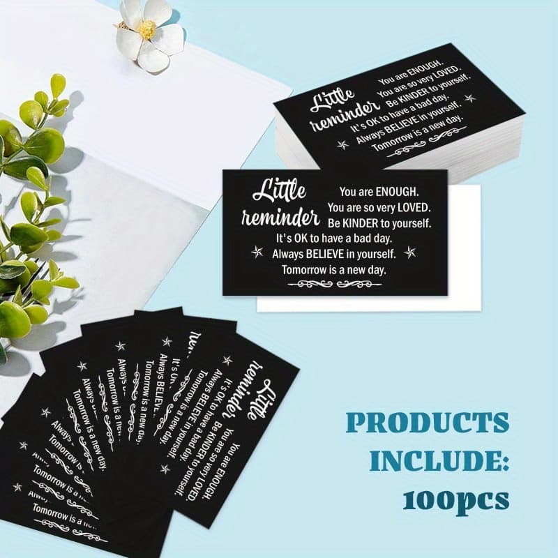 TEMU 100 Inspirational Positive Cards - "" And "you Can Have A " Messages, Perfect For , Encouragement, And Support. Unique Gift Ideas, Inspirational Cards | Inspirational